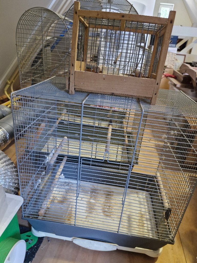 kooien, Dieren en Toebehoren, Ophalen, Zo goed als nieuw, Metaal, Vogelkooi