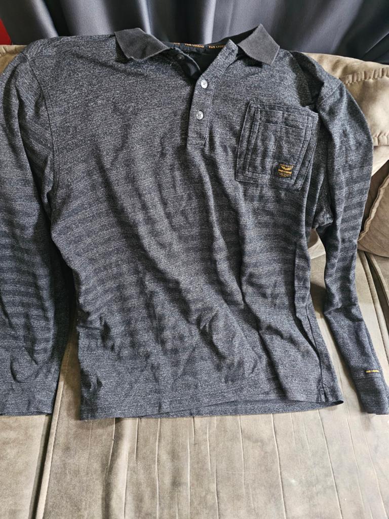 PME Legend Longsleeve Polo Shirt - Maat XXL, Kleding | Heren, Maat 56/58 (XL), Ophalen of Verzenden, Zo goed als nieuw, PME Legend