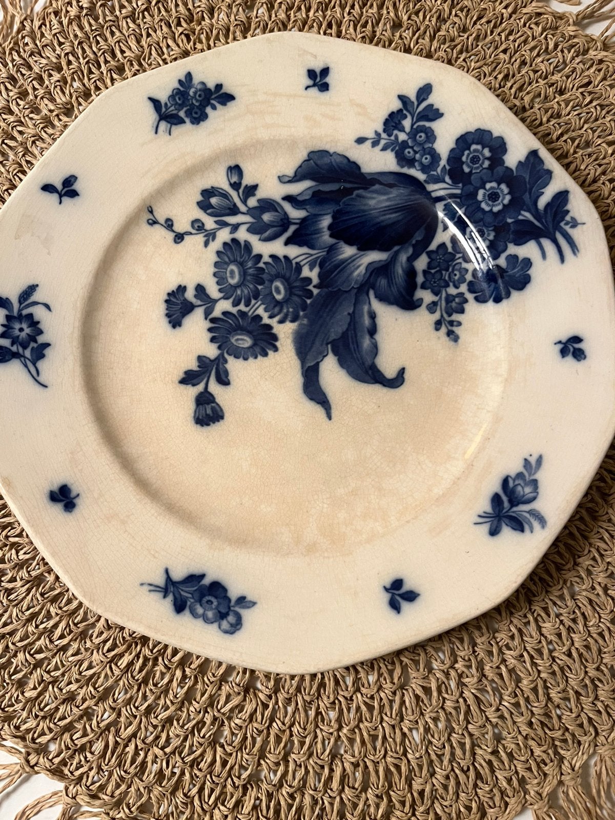 Prachtig Brocante Villeroy & Boch bord ‘Haarlem’, Antiek en Kunst, Ophalen of Verzenden