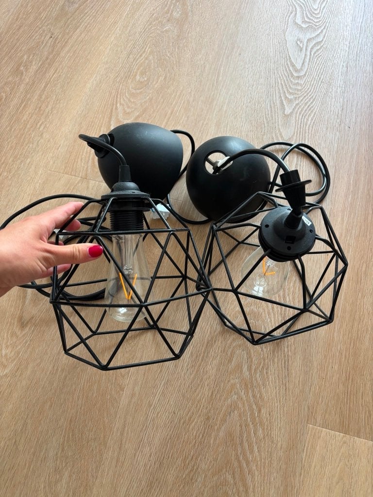 BRUNSTA / HAVSDJUP Hanglamp, Ophalen, Gebruikt, 50 tot 75 cm, Metaal