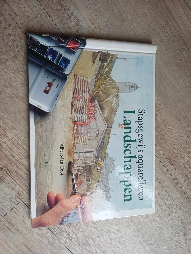 Stapsgewijs aquarelleren Landschappen - Albert-Jan Cool, Ophalen of Verzenden