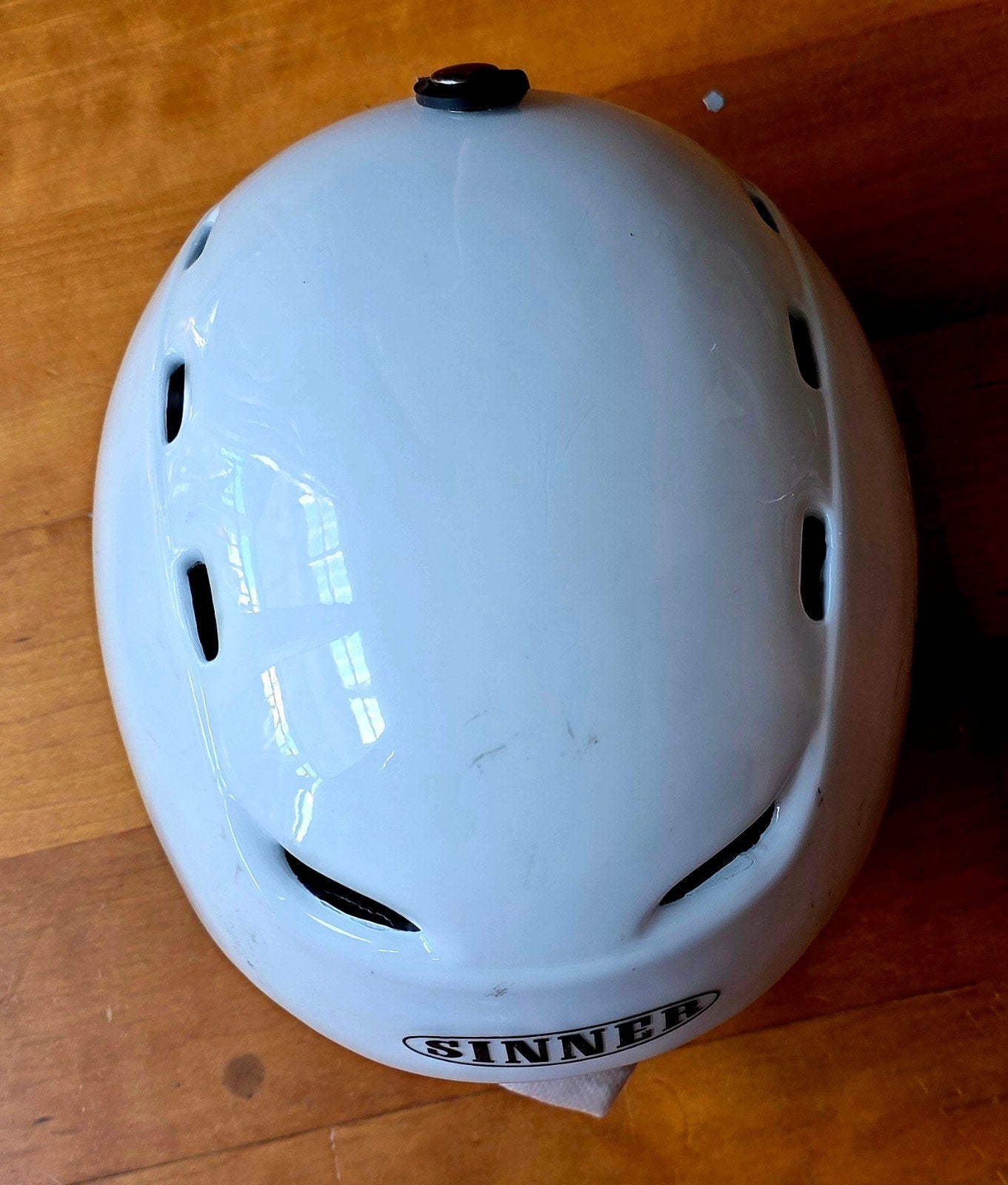 Witte Sinner skihelm - kind, Verzenden, Gebruikt, Overige typen, Overige merken