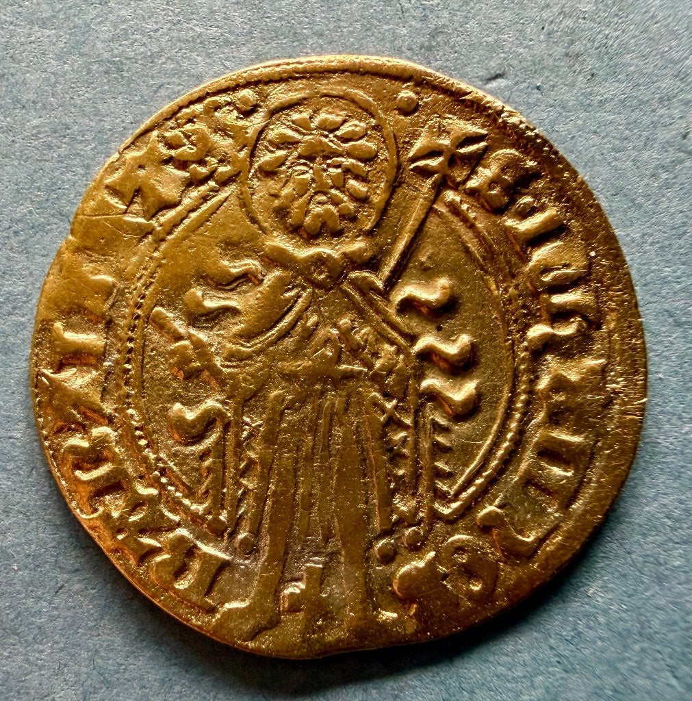 goud gulden middeleeuwen, Postzegels en Munten, Munten | Nederland, Ophalen of Verzenden, Overige waardes, Losse munt, Goud
