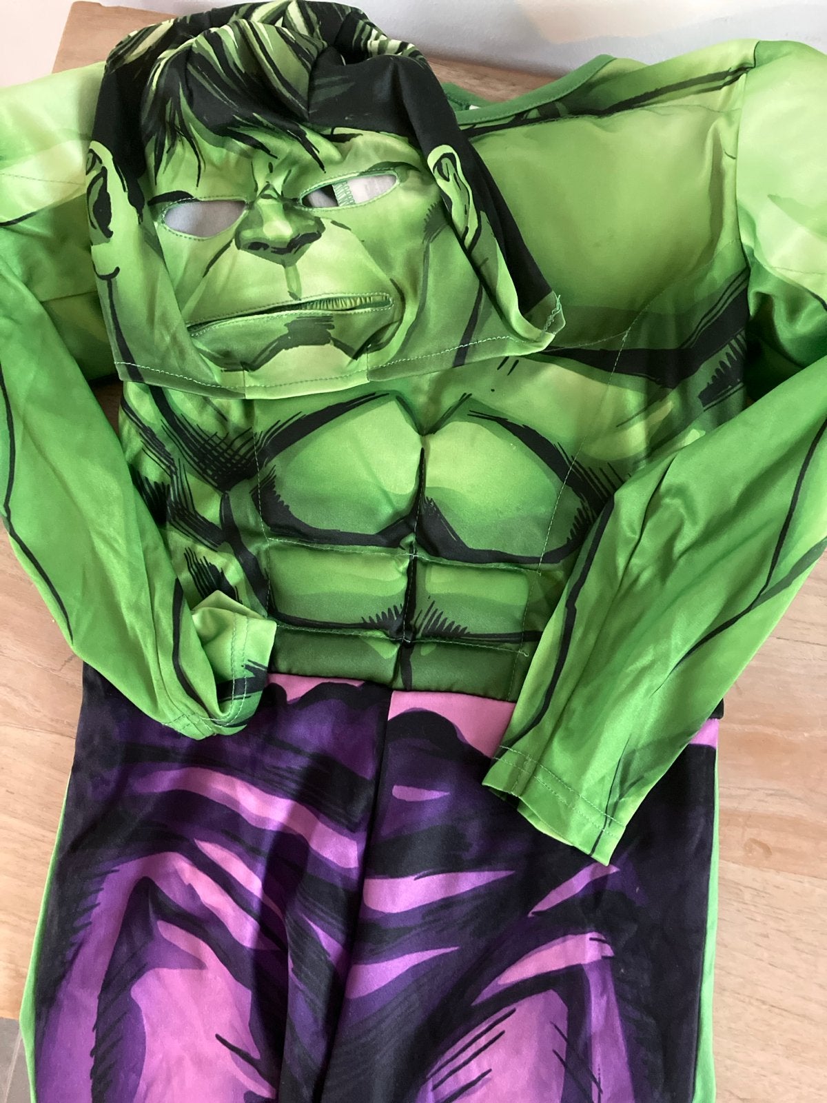 Hulk Kostuum H&M Maat 110/116, Kinderen en Baby's, Ophalen of Verzenden, Gebruikt, 110 t/m 116, Jongen