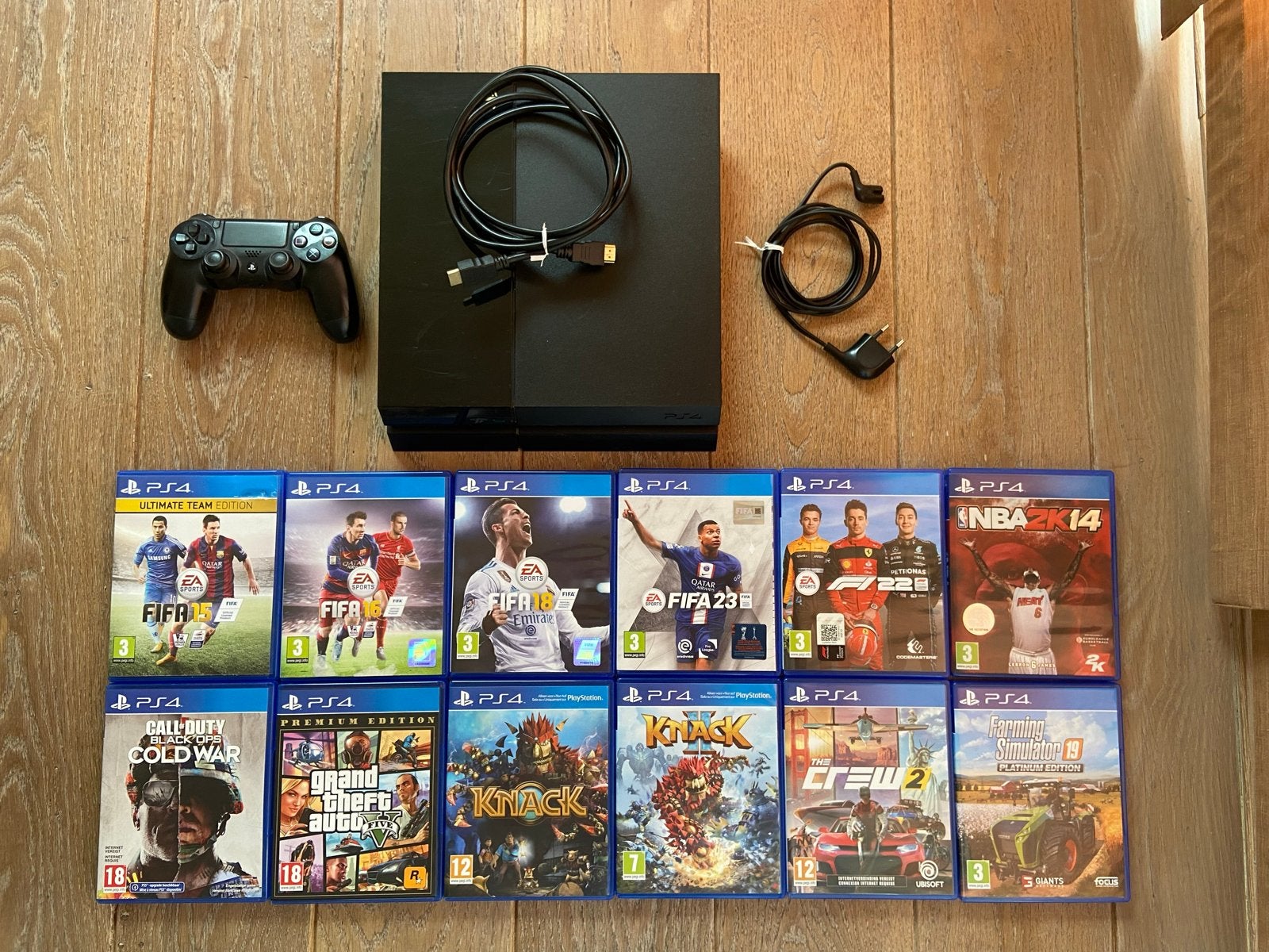 PS4 Slim 500GB met controller en 10 games, Spelcomputers en Games, Spelcomputers | Sony PlayStation 4, Ophalen of Verzenden, Met 1 controller