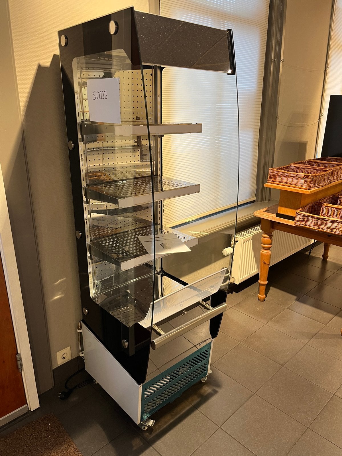 Wandkoelmeubel GGMgastro Open Display, Ophalen, Nieuw in verpakking, Koelen en Vriezen