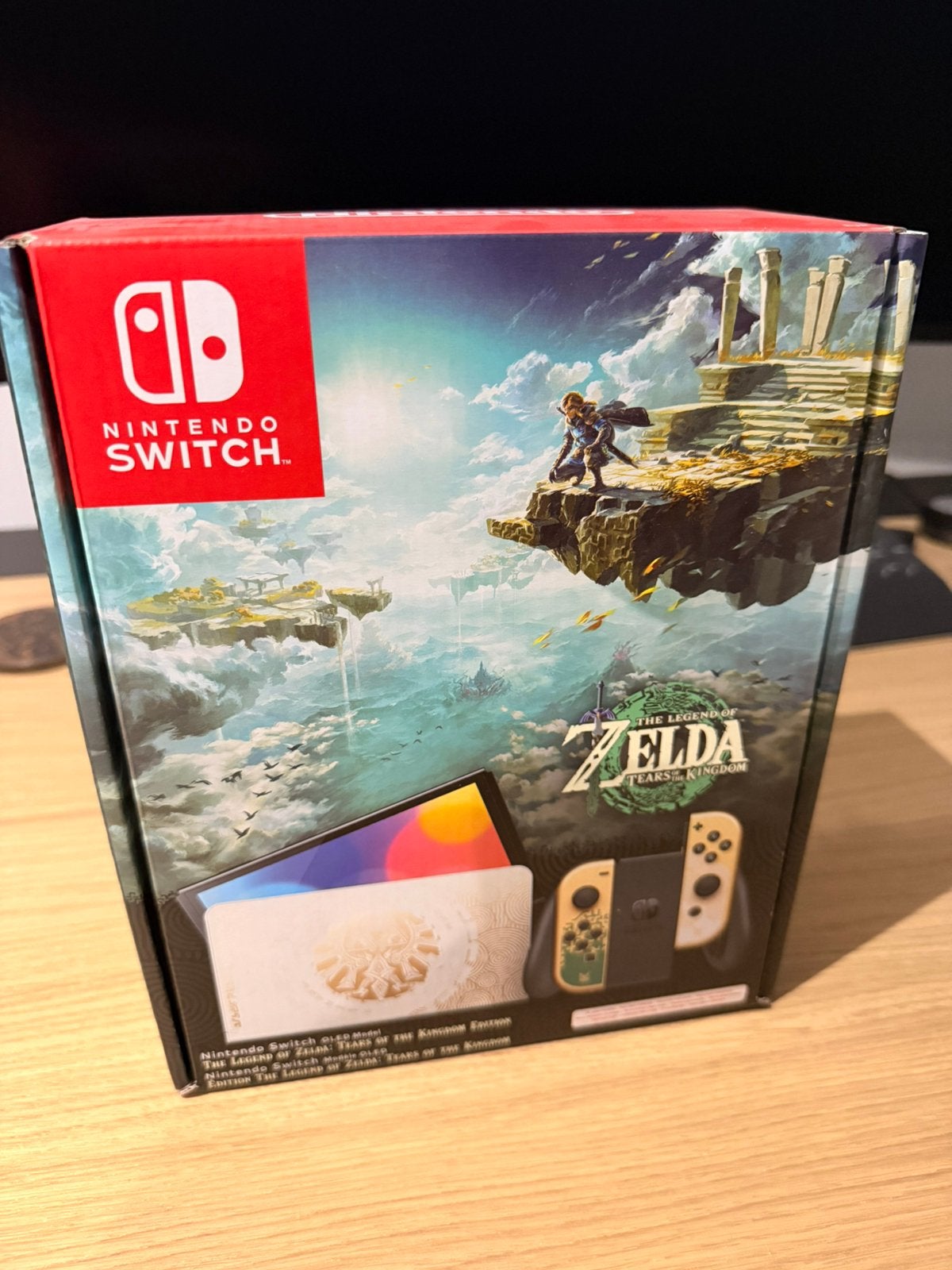 Nintendo Switch OLED Zelda collectors edition TotK top staat