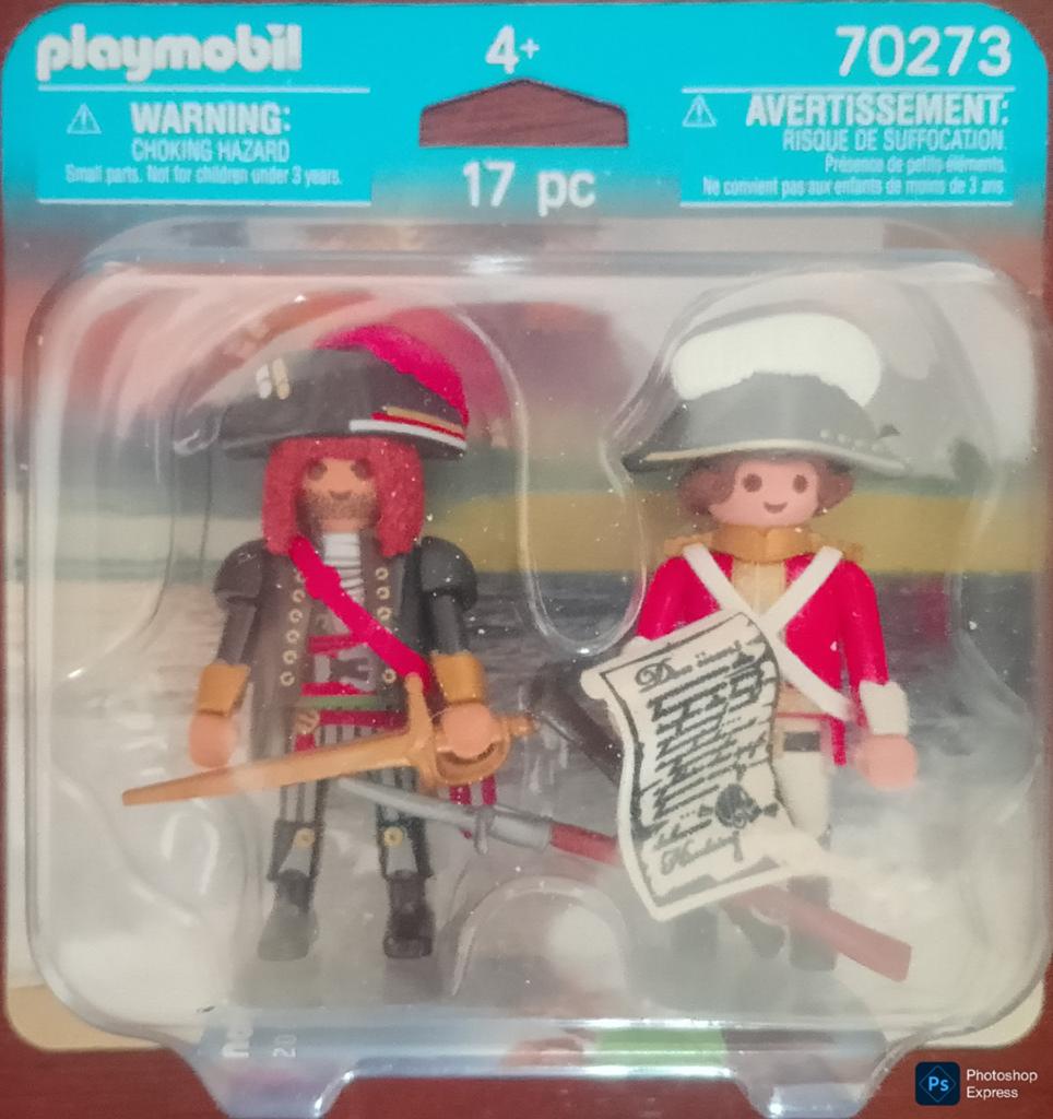 DuoPack Piratenkapitein En Roodroksoldaat, Ophalen of Verzenden, Zo goed als nieuw, Complete set