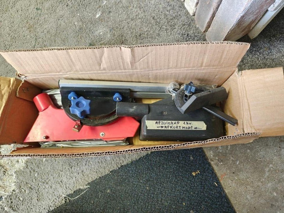 Set hulpstukken van FERM Flip-Over TafelZaagmachine FZB-205, Doe-het-zelf en Verbouw, Gereedschap | Zaagmachines, Cirkelzaag, Nieuw