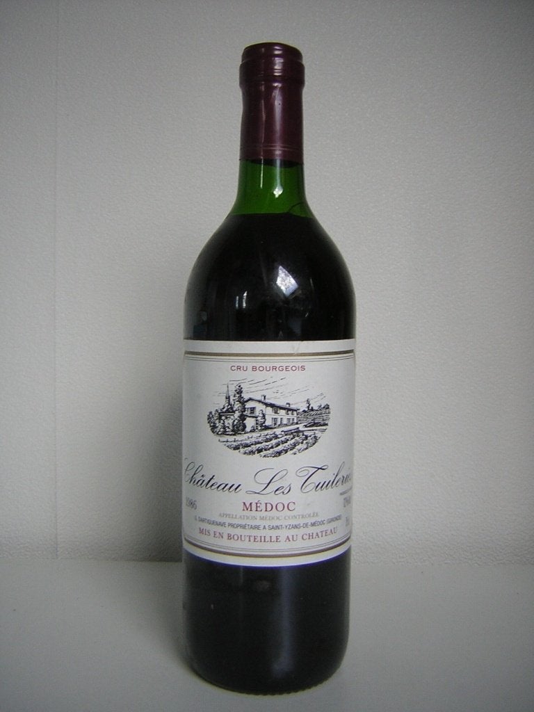 1986 Chateau Les Tuileries Medoc - 40 Jaar Oude Franse Wijn., Frankrijk, Nieuw, Ophalen of Verzenden, Rode wijn