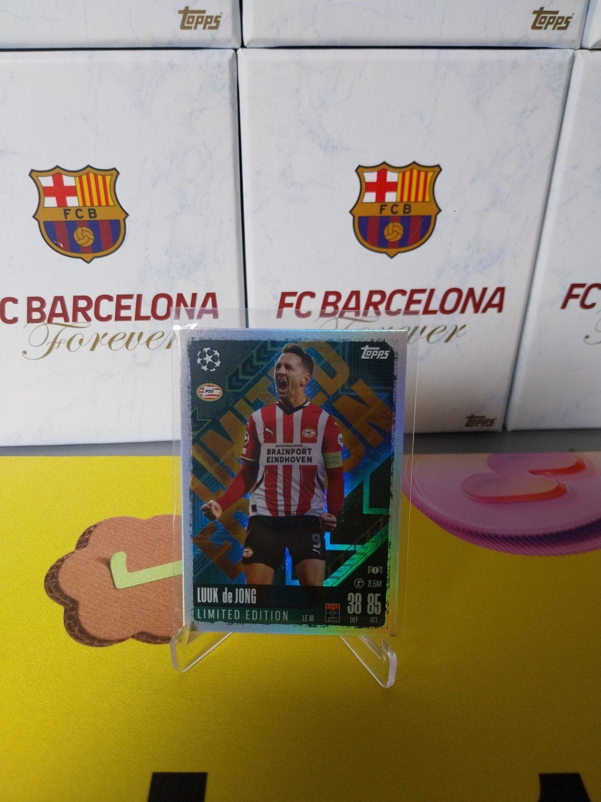 Luuk de Jong Limited Edition Topps Match Attax 2024-2025, Ophalen of Verzenden, Zo goed als nieuw, Plaatje