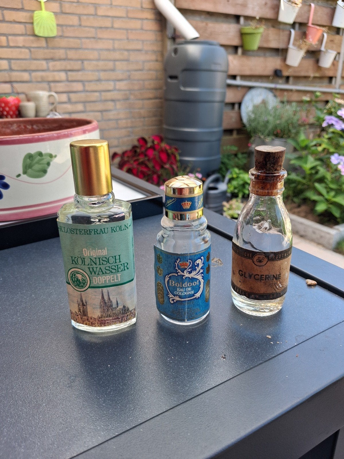 3 vintage flesjes, Ophalen of Verzenden, Overige typen