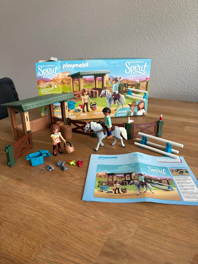 Playmobil Spirit Riding Free - Javier & Lucky (70119), Kinderen en Baby's, Speelgoed | Playmobil, Zo goed als nieuw, Ophalen of Verzenden
