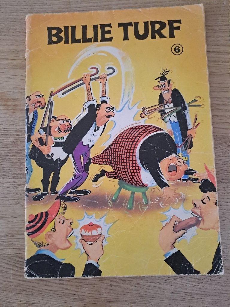 BILLY TURF. HET DIKSTE STUDENTJE TER WERELD NR 6. STRIPBOEK., Boeken, Eén stripboek, Ophalen of Verzenden, Gelezen, Andy Capp.