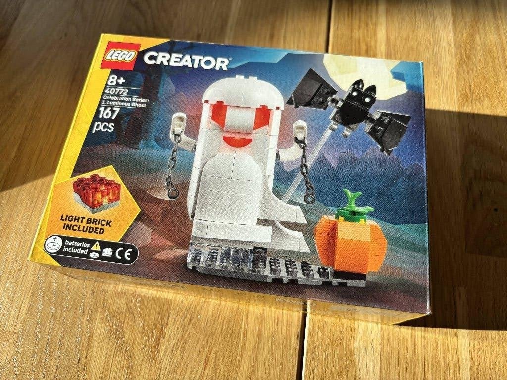 11,50 Lego 40772 Luminous Ghost (met Lightbrick), Overige thema's, Lego, Ophalen of Verzenden, Complete set