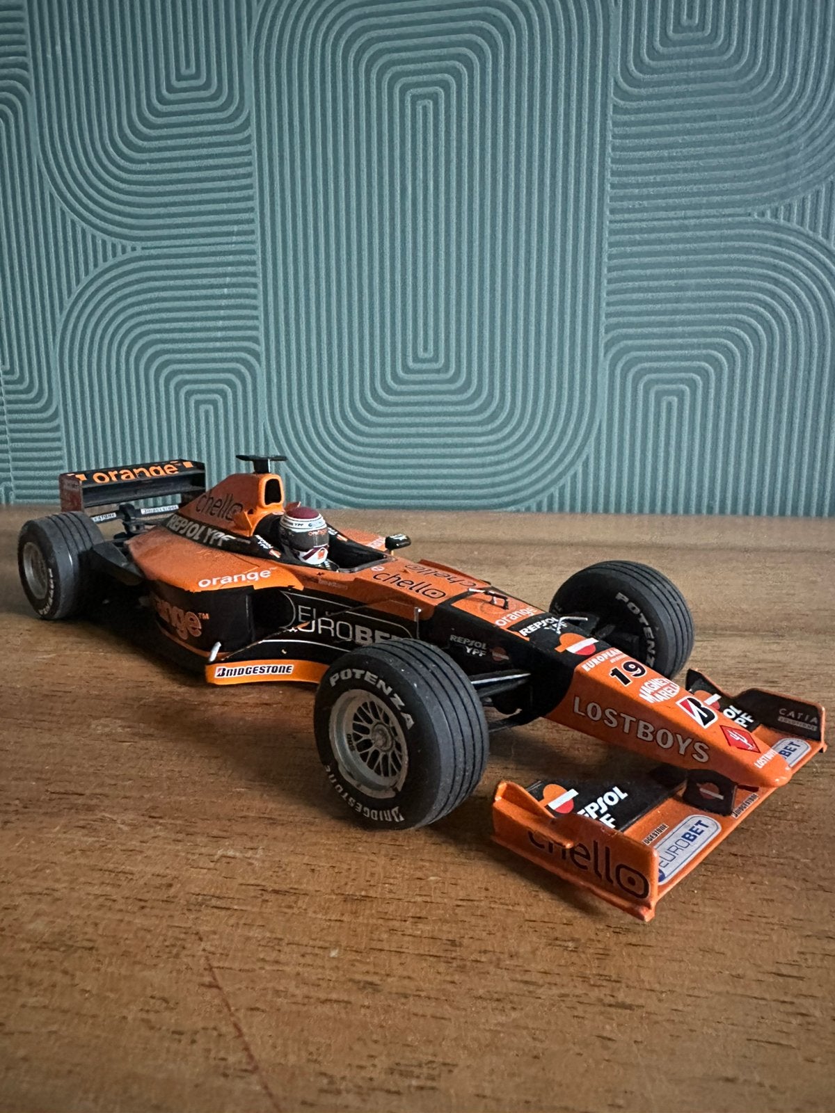 Minichamps 1:18 - Arrows Supertec A21 F1 2000 Verstappen, Ophalen of Verzenden, Gebruikt, MiniChamps