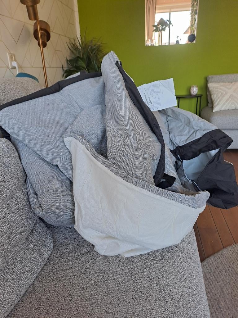 Mjolvik (ikea) grijze matrascover, Ophalen, 200 cm, Grijs, 160 cm