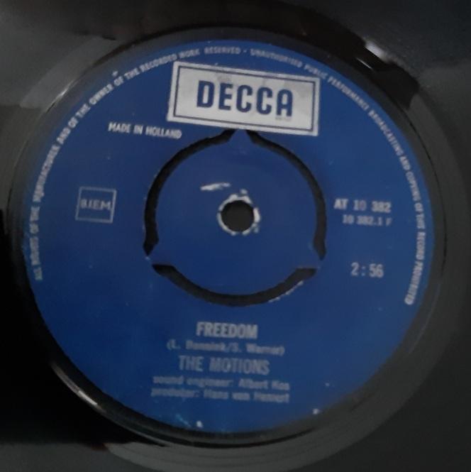 The Motions ‎– Freedom, Originele persing, Verzenden, Gebruikt, Pop