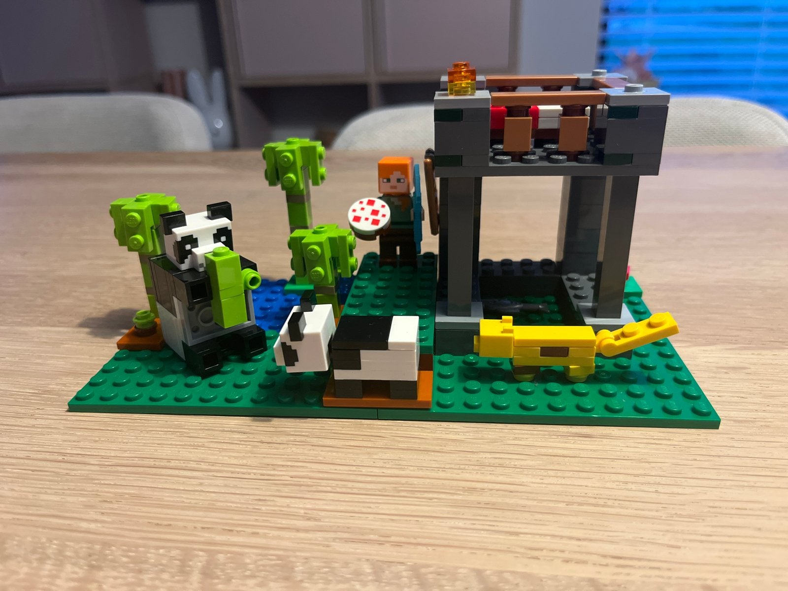 Lego Minecraft 21158 Pandaverblijf - met handleiding, Gebruikt, Verzenden, Minecraft, Lego