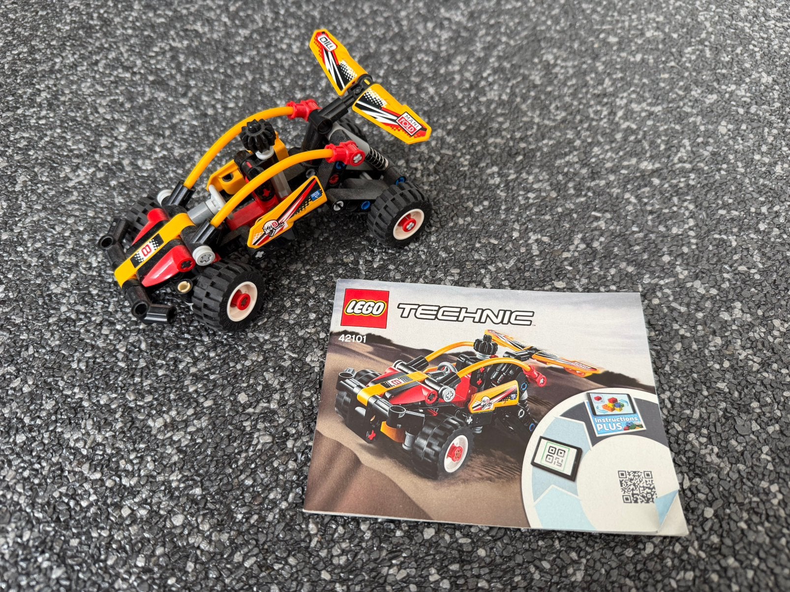 Lego technic buggy 42101, Lego, Ophalen of Verzenden, Zo goed als nieuw, Complete set