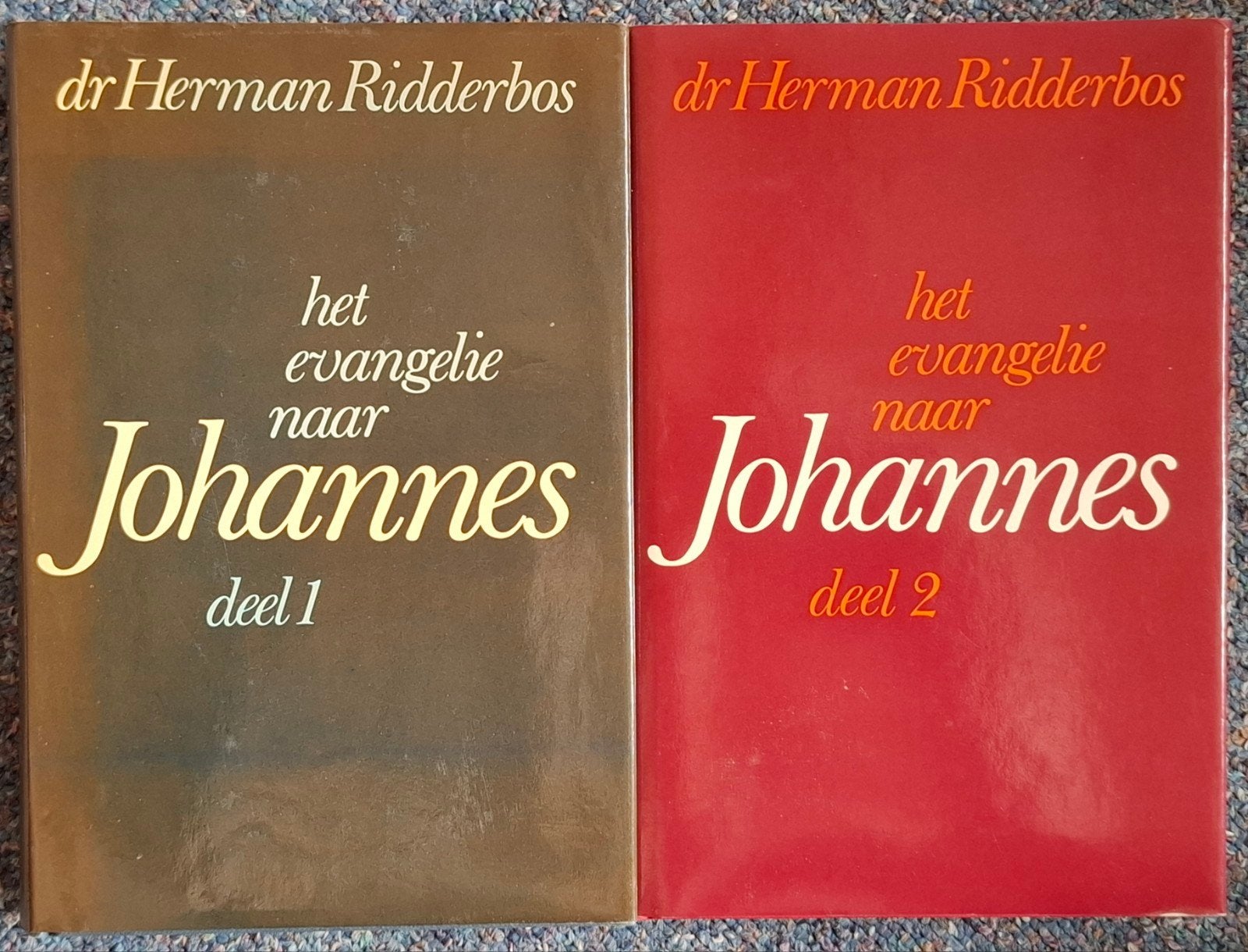 Het Evangelie naar Johannes - Dr. Herman Ridderbos (2 delen), Gelezen, Dr. Herman Ridderbos, Christendom | Protestants, Ophalen of Verzenden