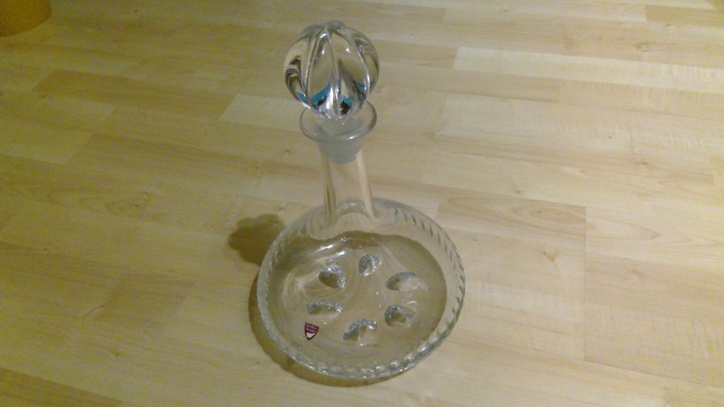 kristallen karaf, merk Orrefors, Sweden, Antiek en Kunst, Ophalen