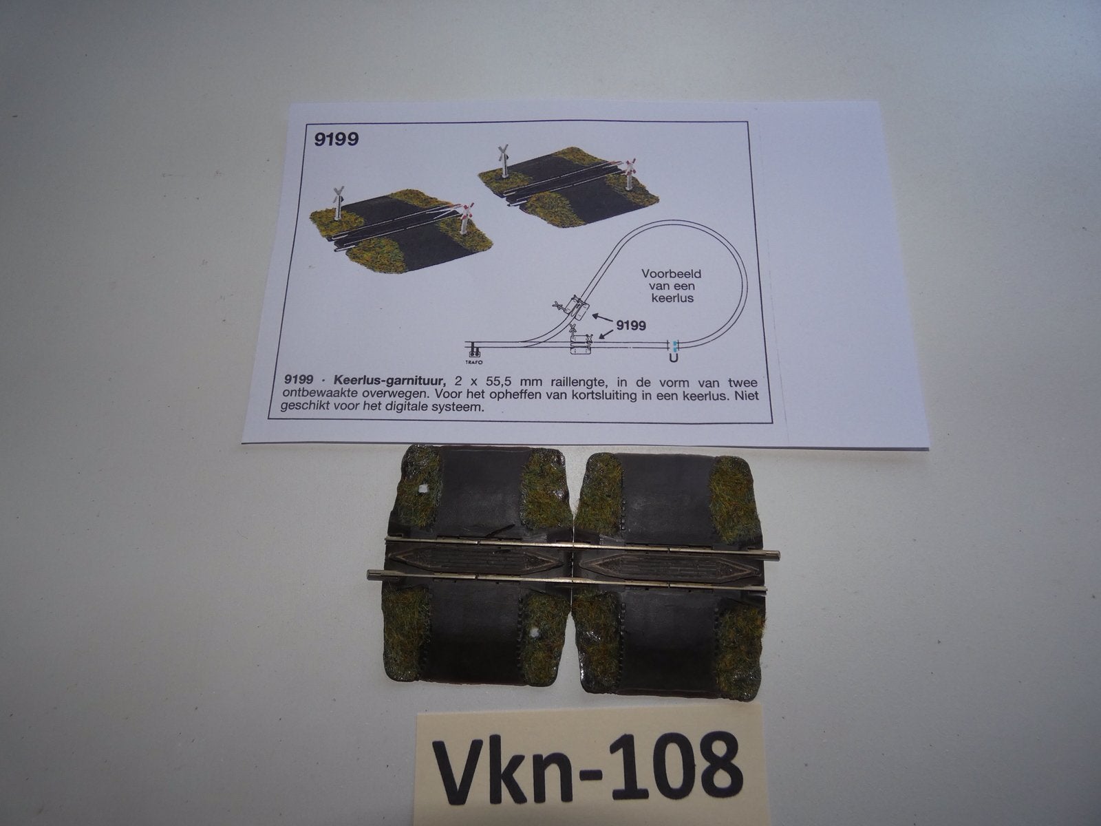 Vk-108 N Spoor Keerlusmodule 9199 Fleischmann Piccolo, Overige merken, Gebruikt, Auto, Groter dan 1:32