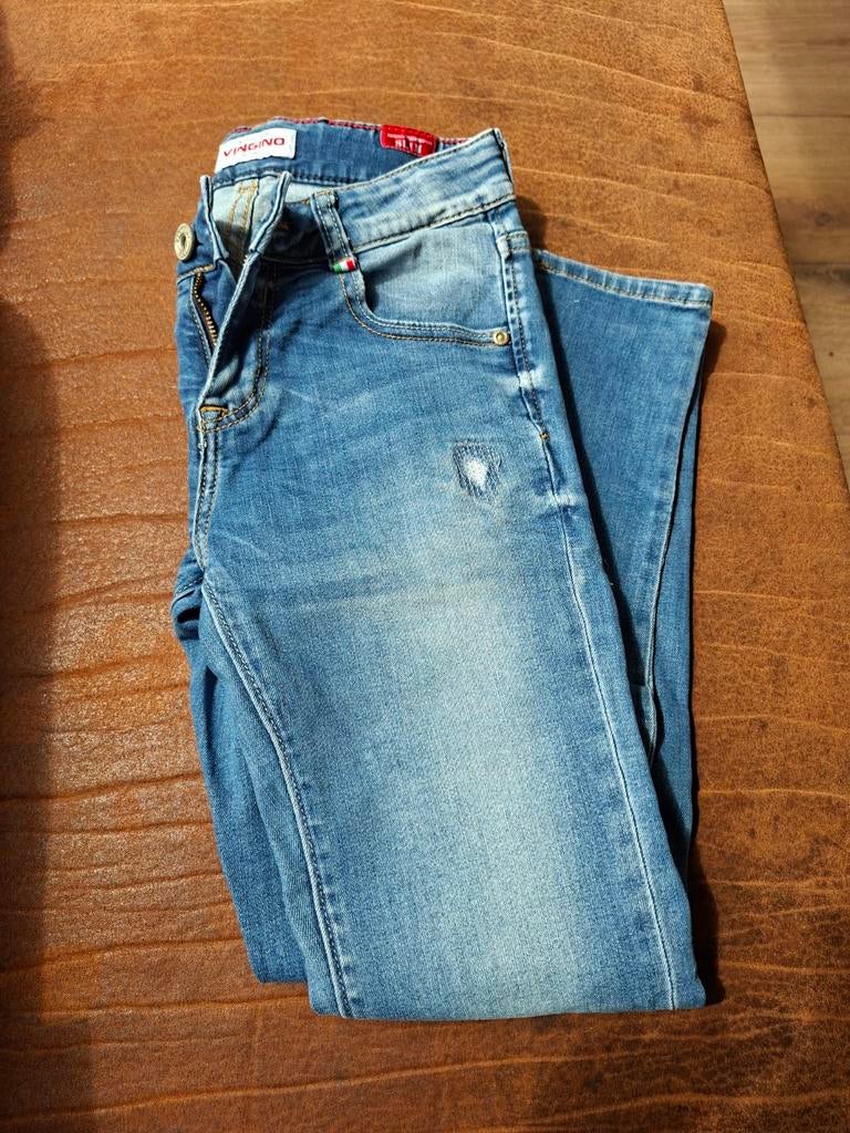 Vingino jeans maat 134, Broek, Ophalen of Verzenden, Zo goed als nieuw, Vingino