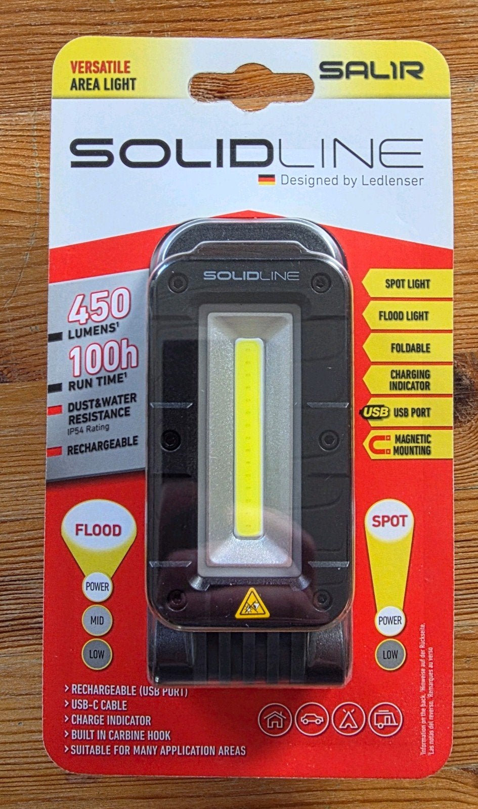 Ledlenser SOLIDLINE SAL1R, Ophalen, Nieuw, Batterij