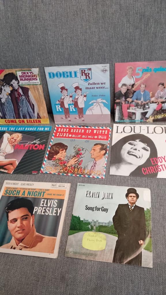 Privé collectie singeltjes. Flinke partij singletjes., Cd's en Dvd's, Vinyl Singles, 7 inch, Single, Ophalen of Verzenden, Zo goed als nieuw