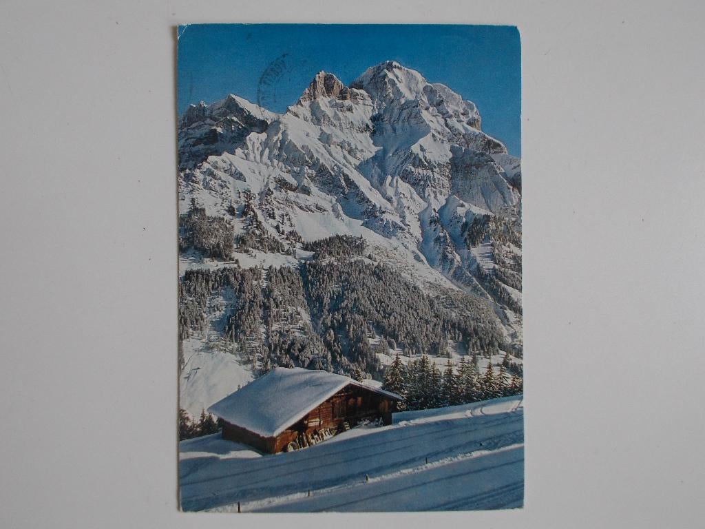 Zwitserland, Ansichtkaart Met Strafport En Retour Afzender., Ophalen, 1980 tot heden, Gelopen, Overig Europa