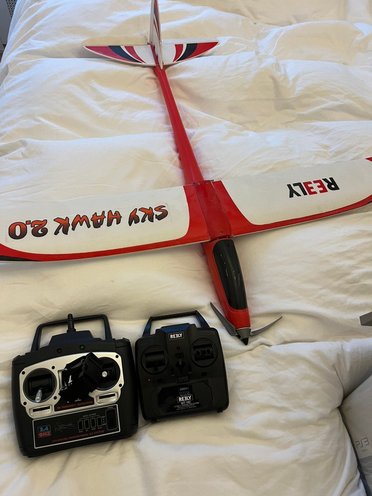 Reely Sky Hawk 2.0 RC-vliegtuig – compleet – voor knutselaar, Hobby en Vrije tijd, Ophalen, Zo goed als nieuw