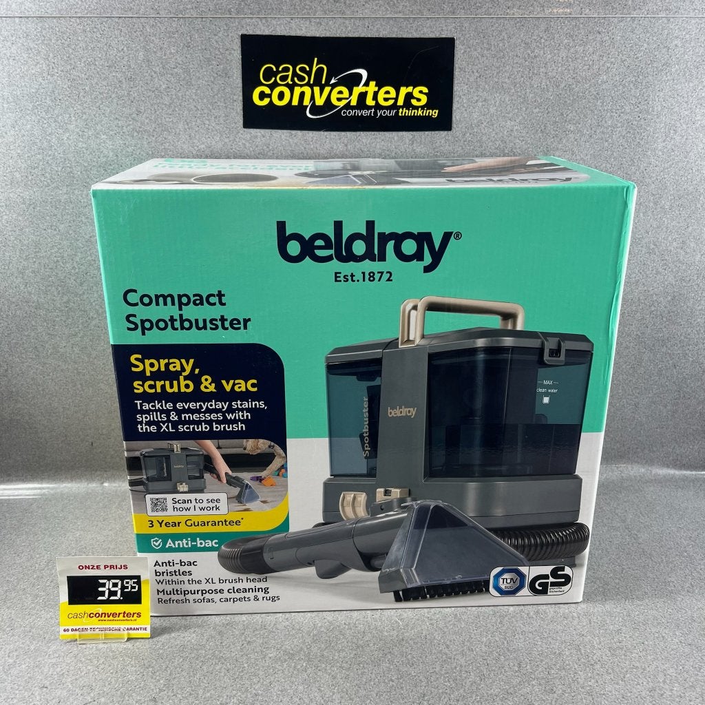 Beldray Compact Spotbuster | nieuw in doos | 417407, Ophalen of Verzenden, Nieuw, Stoomreiniger