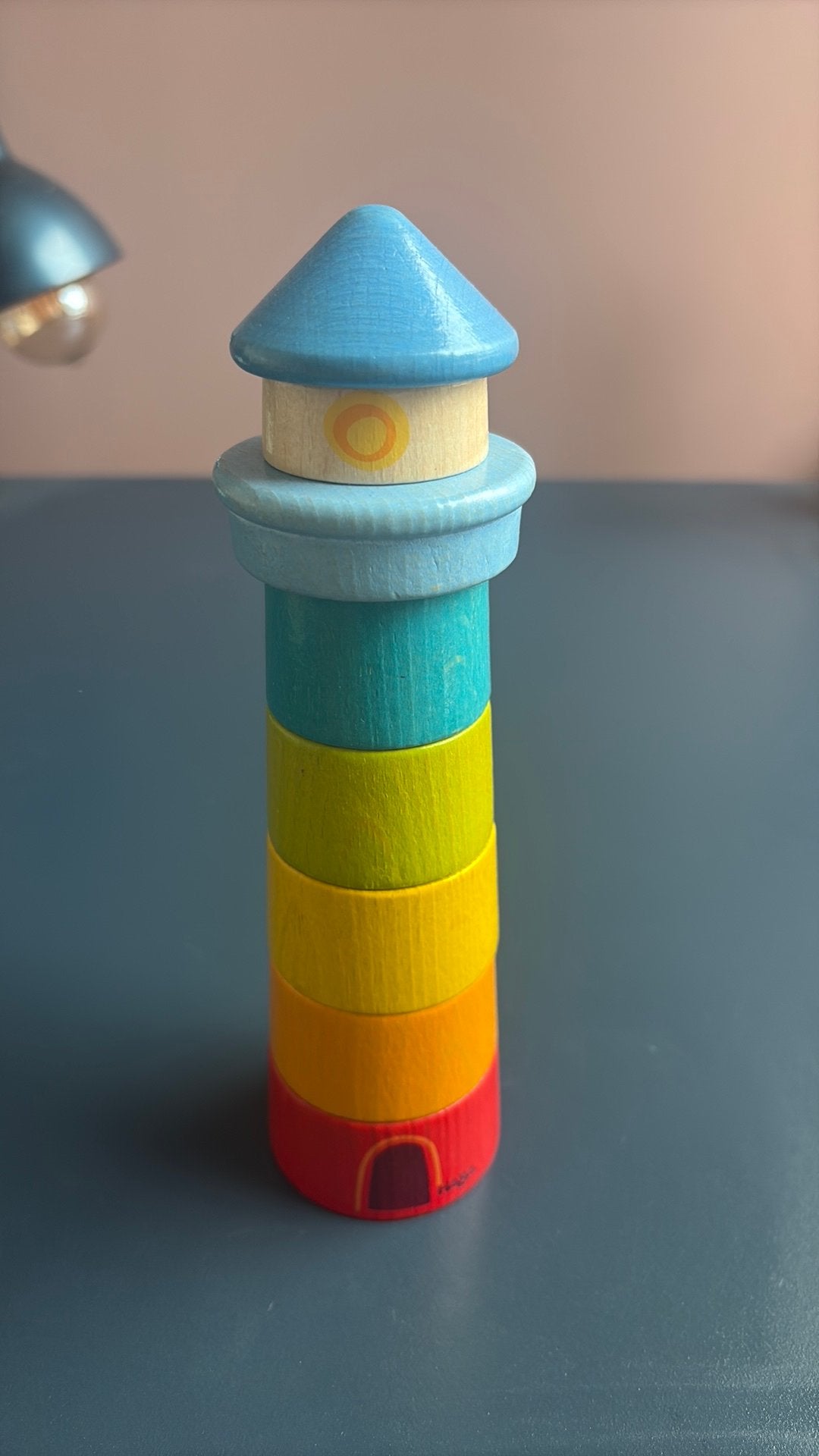 Haba stapeltoren hout vuurtoren, Ophalen of Verzenden, Nieuw, Overige typen
