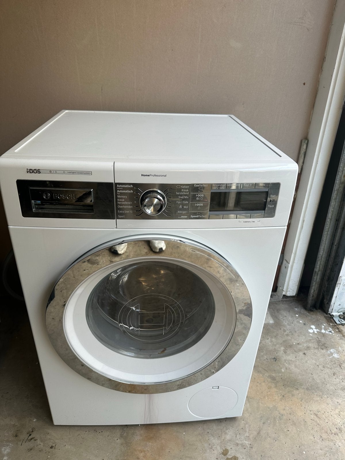 Bosch Wasmachine HomeProfessional i-DOS 9/6 kg, Witgoed en Apparatuur, Ophalen, 1200 tot 1600 toeren, Gebruikt, 8 tot 10 kg