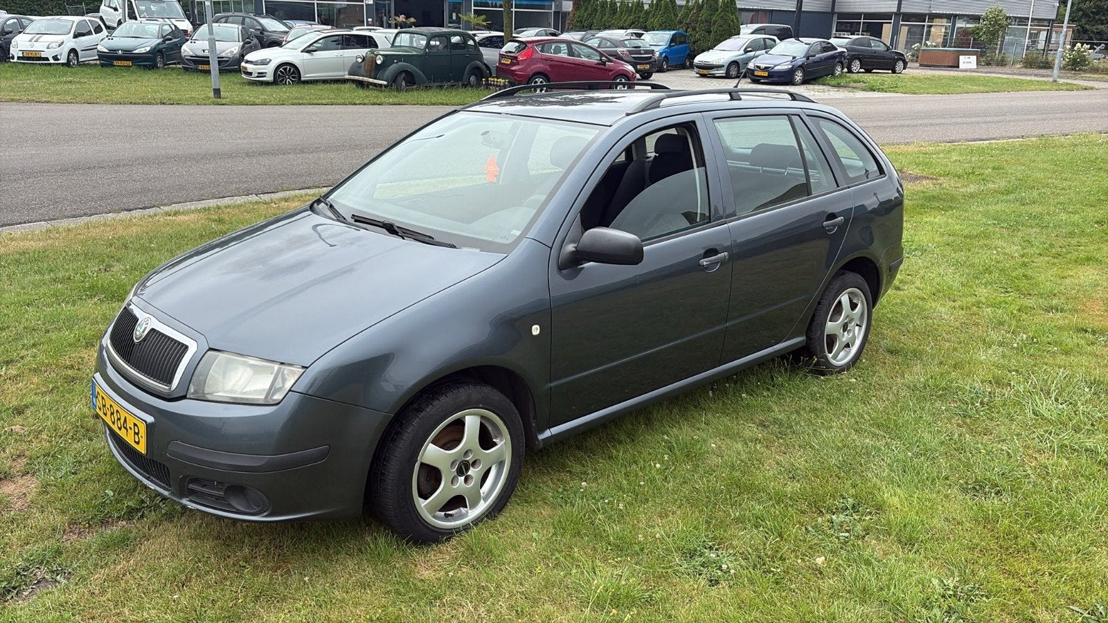 Skoda Fabia 1.4 Combi 59KW 2007 Grijs, Auto's, Skoda, Voorwielaandrijving, 4 cilinders, 1070 kg, 49 €/maand