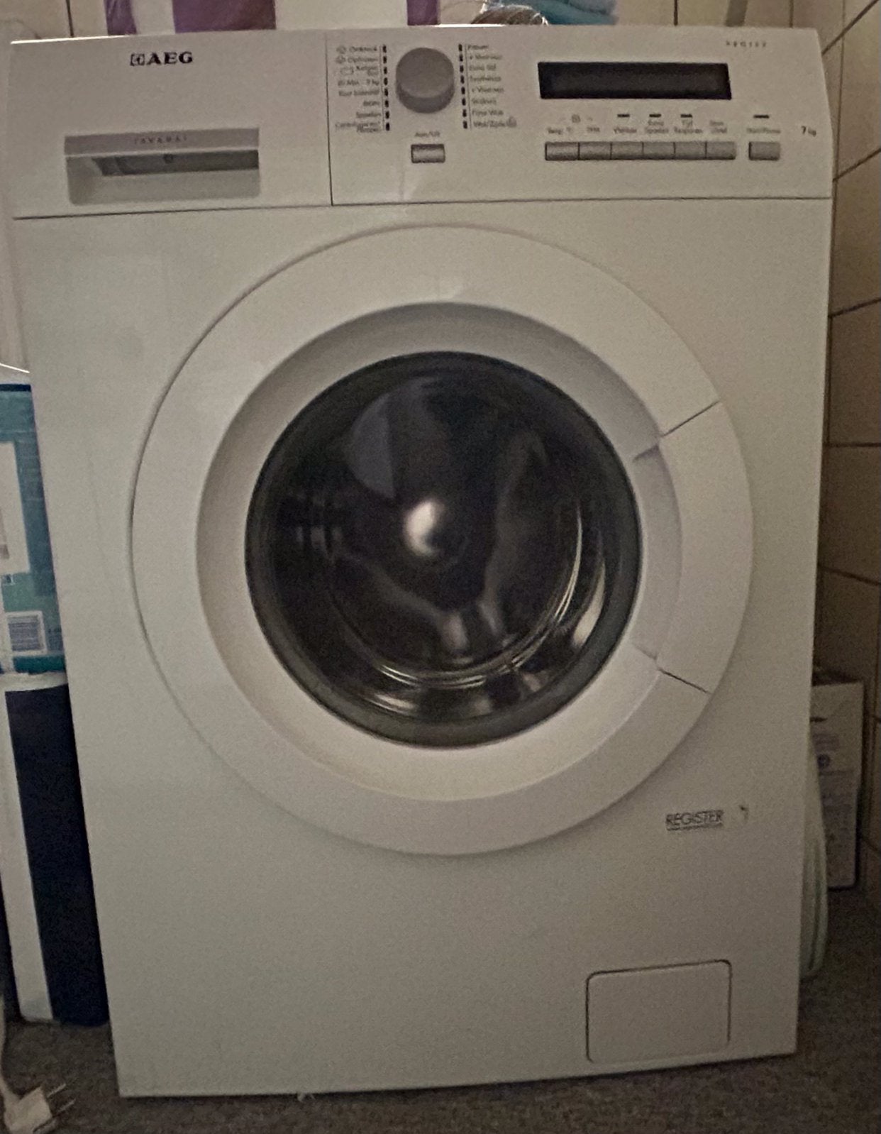 AEG lavamat protex wasmachine, Ophalen, Gebruikt, 85 tot 90 cm, 1200 tot 1600 toeren