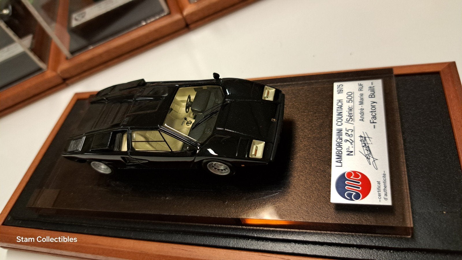 AMR Lamborghini Countach Black Factory Built 285of500 - 1975, Overige merken, Auto, Ophalen of Verzenden, Zo goed als nieuw