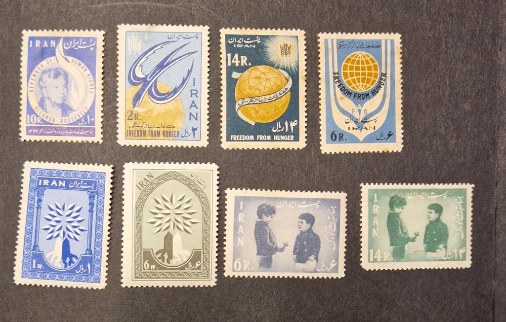 Iran stamps before 1965, Postzegels en Munten, Postzegels | Azië, Verzenden, Postfris, Midden-Oosten