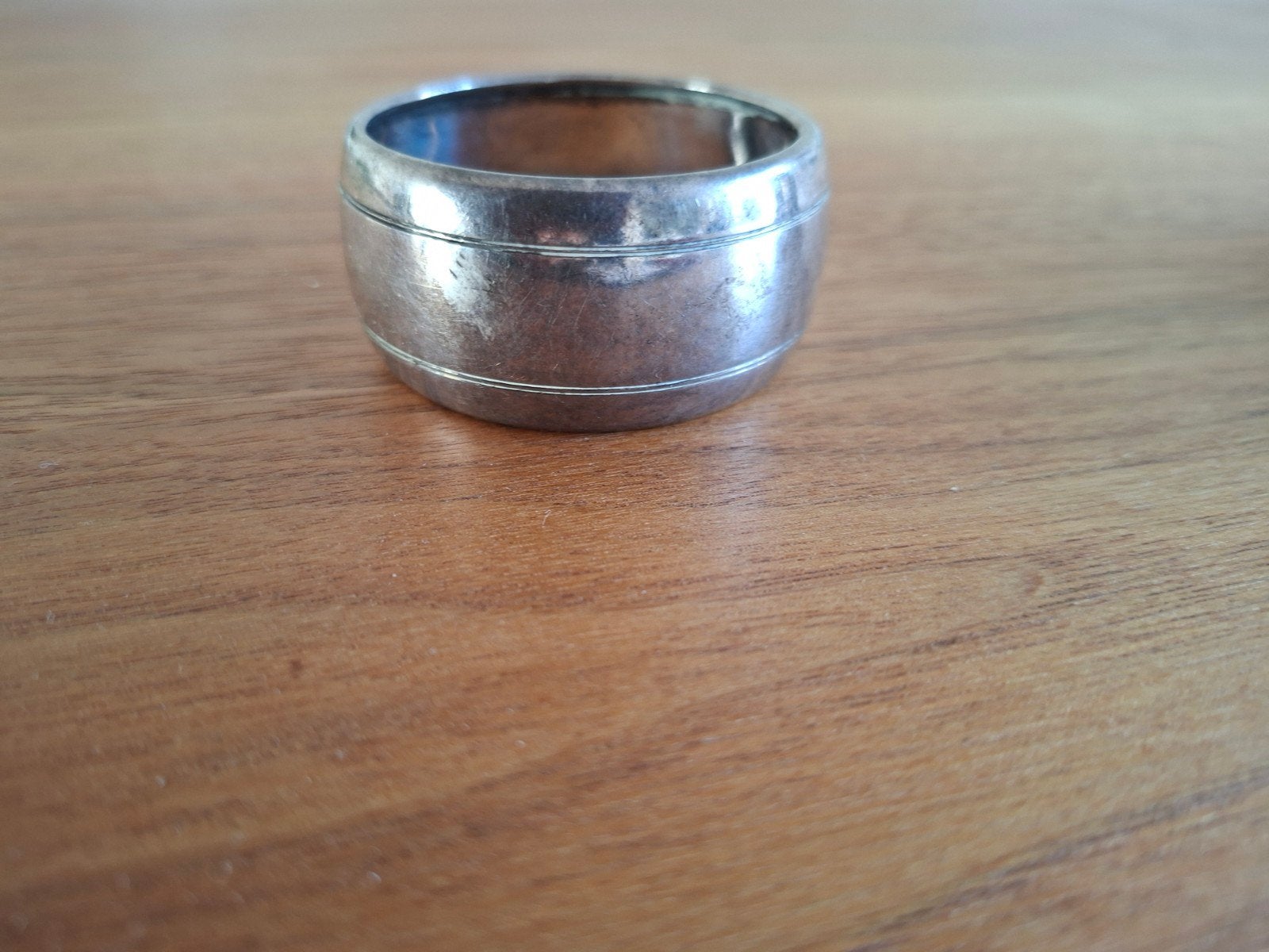Gero verzilverde servetring met stempel, Ophalen of Verzenden