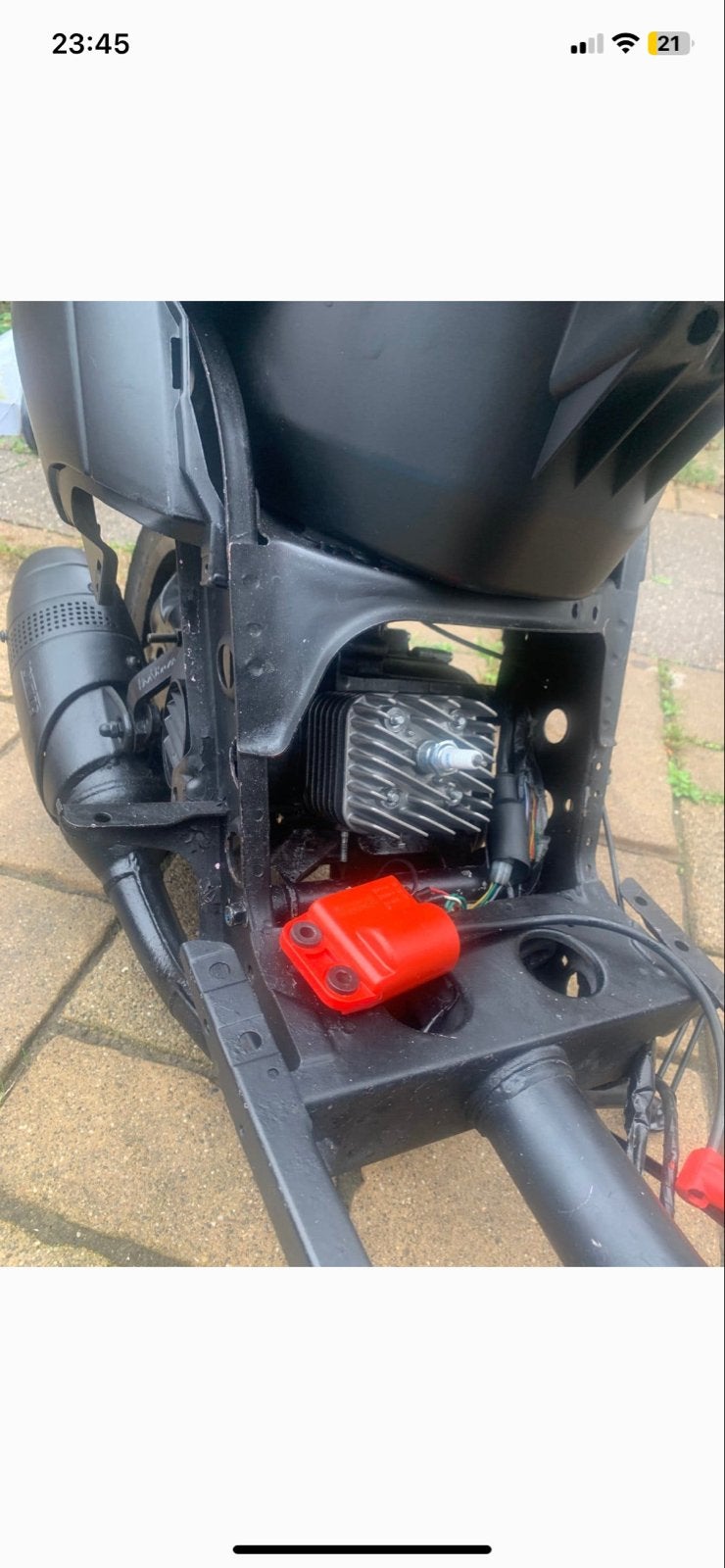 Piaggio type 3 blok, Ophalen of Verzenden, Gebruikt, Frame, Piaggio