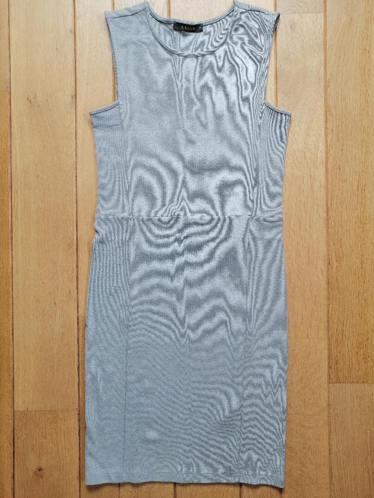 Supertrash jurk Dynamo grijs maat M - zgan -, Kleding | Dames, Jurken, Zo goed als nieuw, Maat 38/40 (M), Grijs, Boven de knie