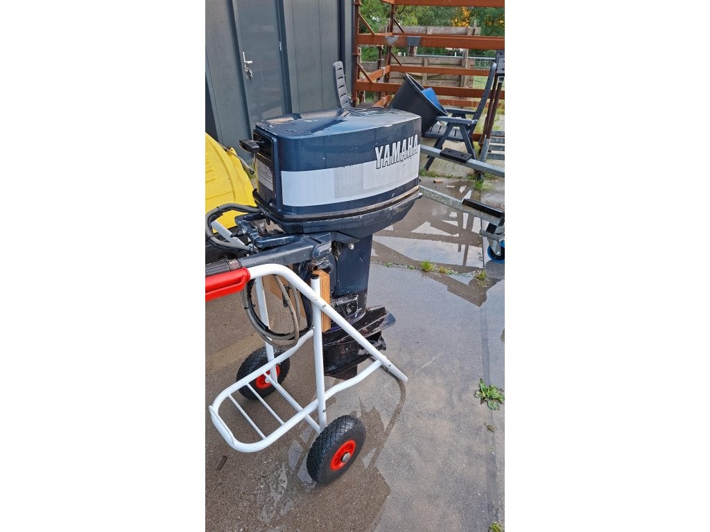 25PK Yamaha kortstaart elektrische start, Watersport en Boten, Gebruikt, Benzine