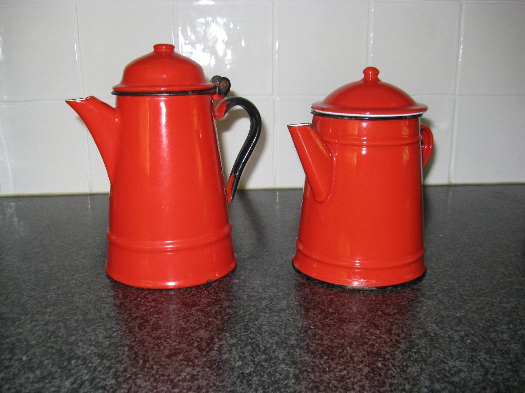 emaille koffie ketels, Ophalen of Verzenden