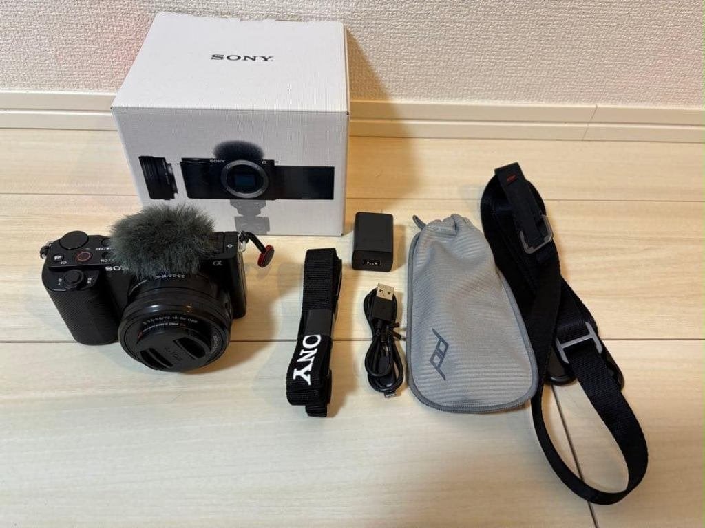 Sony ZV-E10 Systeemcamera + 16-50mm Power Zoom Objectief, Audio, Tv en Foto, Ophalen, Bluetooth, Zo goed als nieuw, 24 megapixels