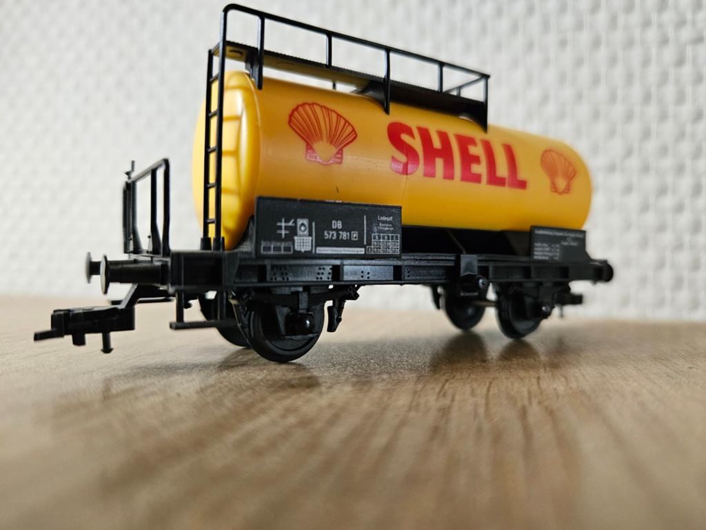 Fleidchmann Shell Tankwagon - Zo goed als nieuw, Gelijkstroom, Wagon, Ophalen of Verzenden, Zo goed als nieuw