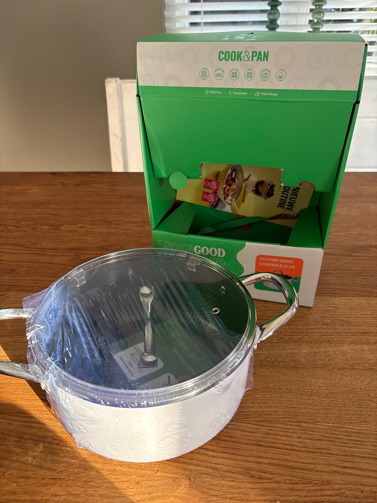 Cook&Pan Kookpan 22 cm - Nieuw in doos, Ophalen of Verzenden, Nieuw, Kookpan, Overige merken