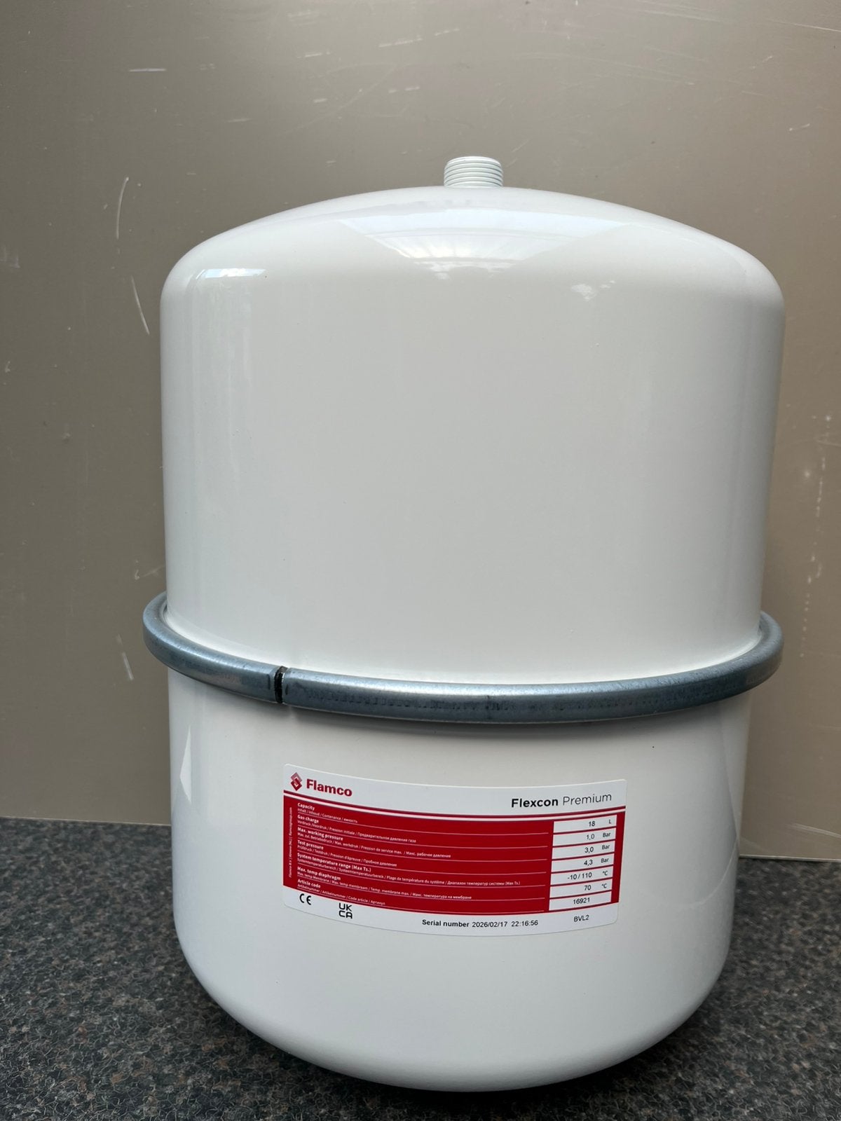 Expansie vat, Minder dan 20 liter, Boiler, Ophalen of Verzenden, Minder dan 3 jaar oud
