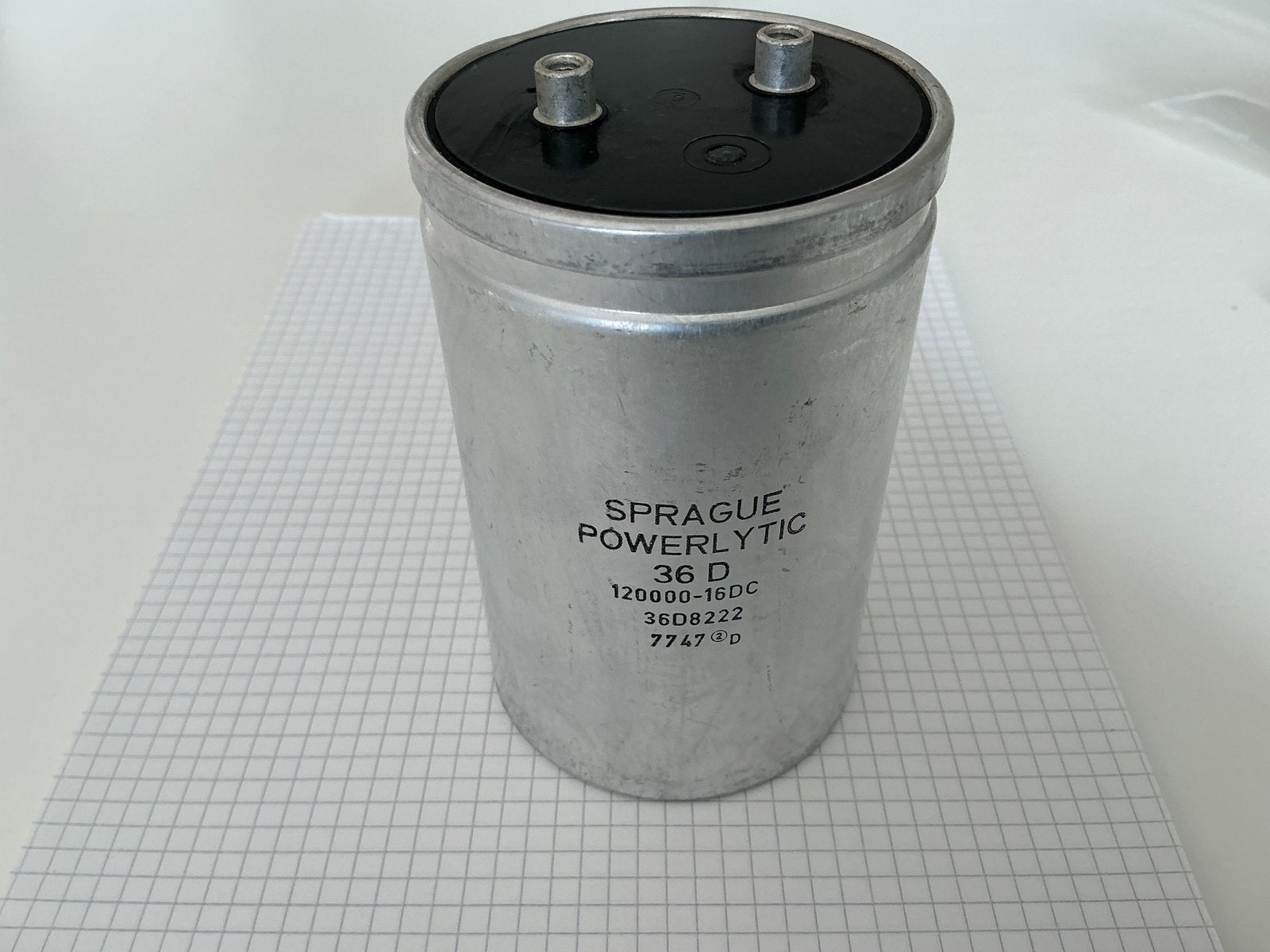 Sprague  Powerlytic 36D 120000-16DC beker-elco, Sprague, Ophalen of Verzenden, Zo goed als nieuw, NA