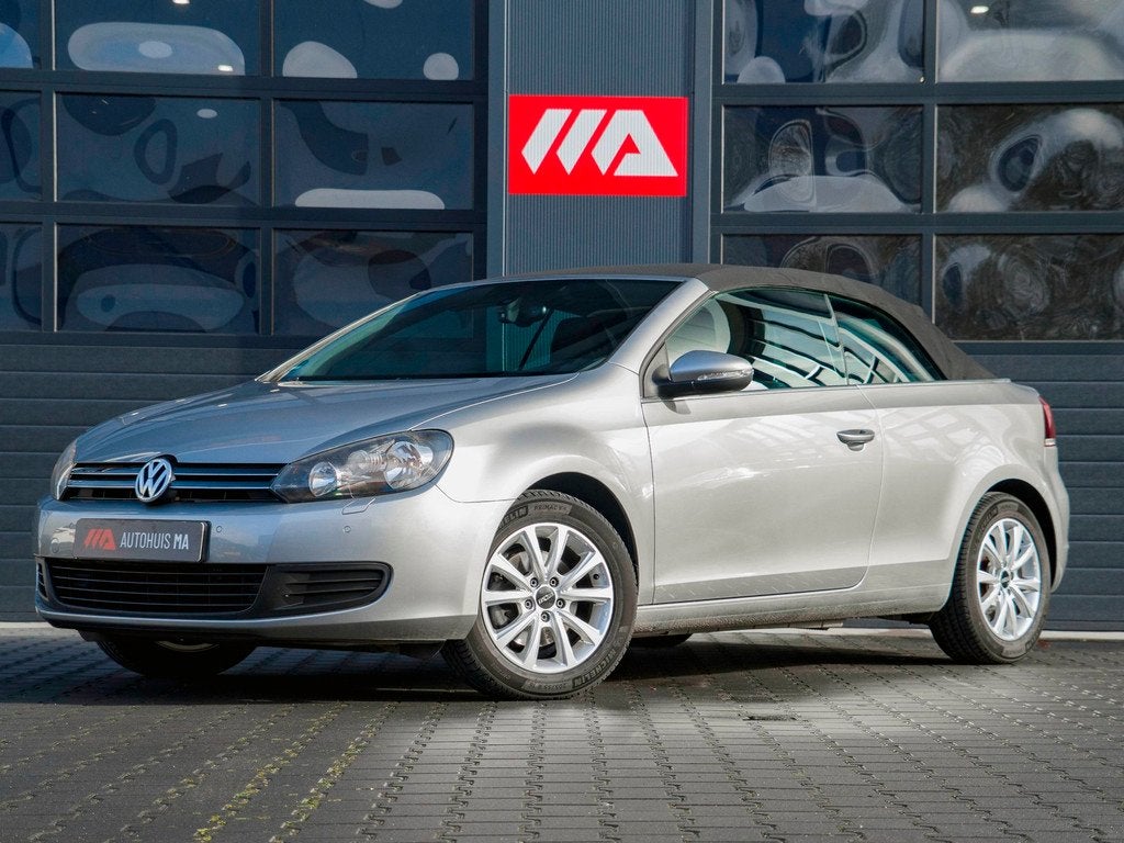 Volkswagen Golf Cabriolet 1.4 TSI PDC|Stoelverwarming|Cruise, Auto's, Voorwielaandrijving, Euro 5, Stof, Gebruikt